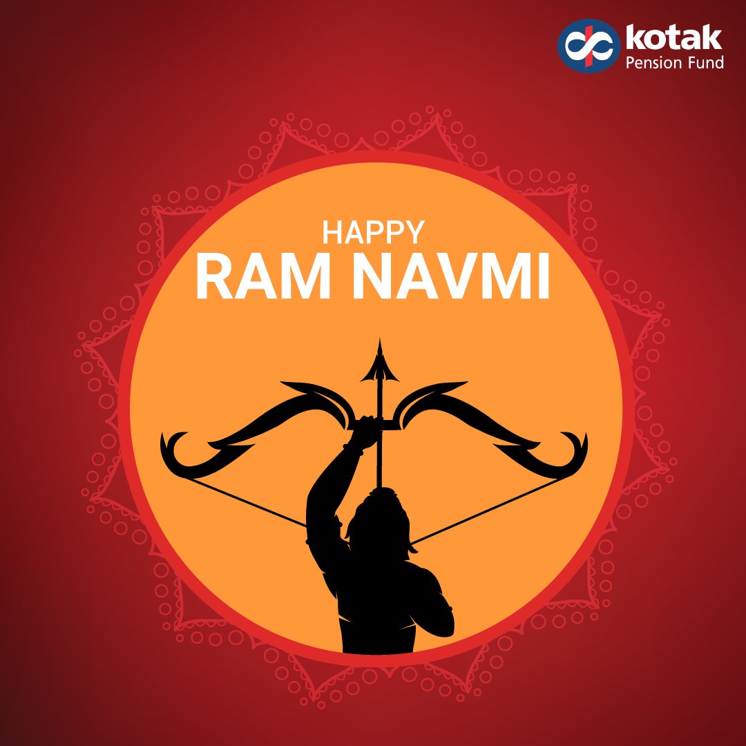 KotakPension's tweet photo. Happy Ram Navmi from Kotak Pension Fund! Wishing you a joyous celebration filled with peace, prosperity, and happiness.

#KaroKalSurakshit 
#RamNavmi
#Prosperity #Celebration #Culture #Tradition #Joy #Family  #NationalPensionSystem #Kotak #PensionHaiToTensionNahi #NPSZaruriHai https://t.co/0c14outlLj