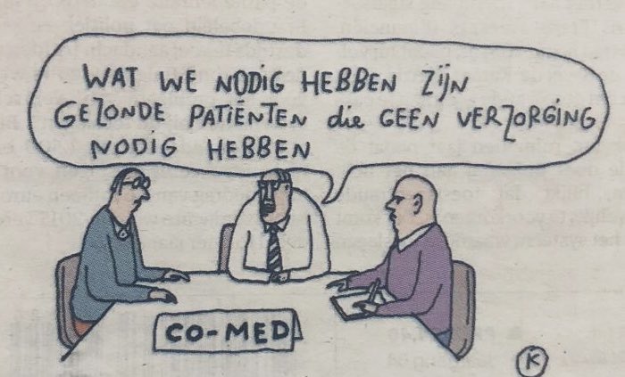 lucpluijmen76's tweet image. Zorgverzekeraars en gezondheidseconomen namen het woord “vernieuwend” in de mond toen flutbedrijf #CoMed “de markt” op kwam…
