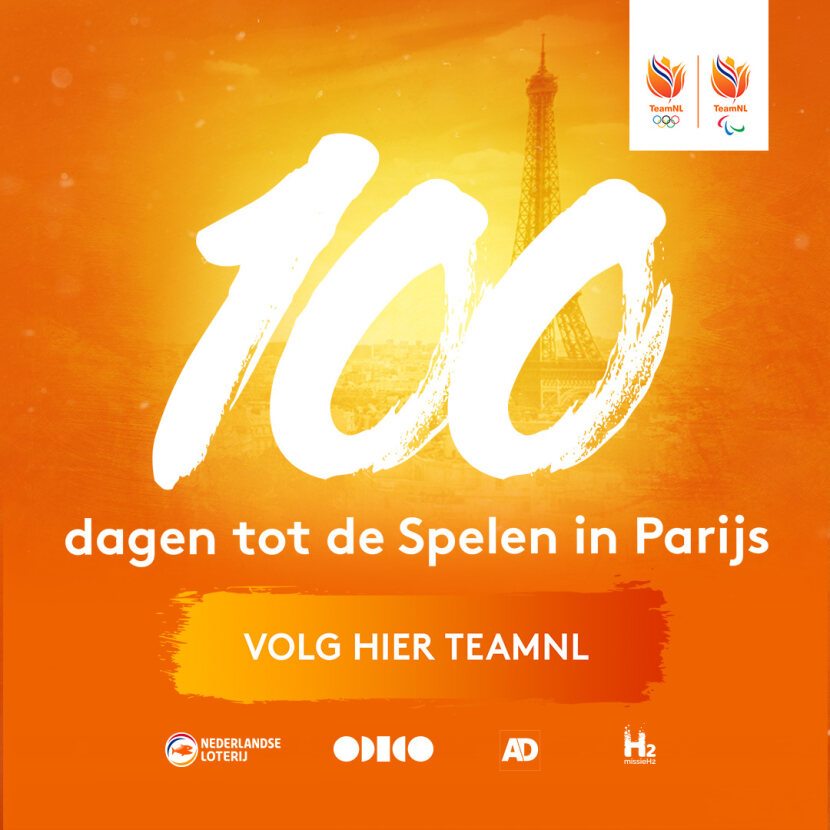 Nog maar 100 dagen tot de Spelen 🤩🏸 Paris 2024 komt nu echt in zicht. Samen met @teamnlinsta tellen we af tot die magische openingsceremonie op de Seine ✨ See you soon @paris2024! 🔥