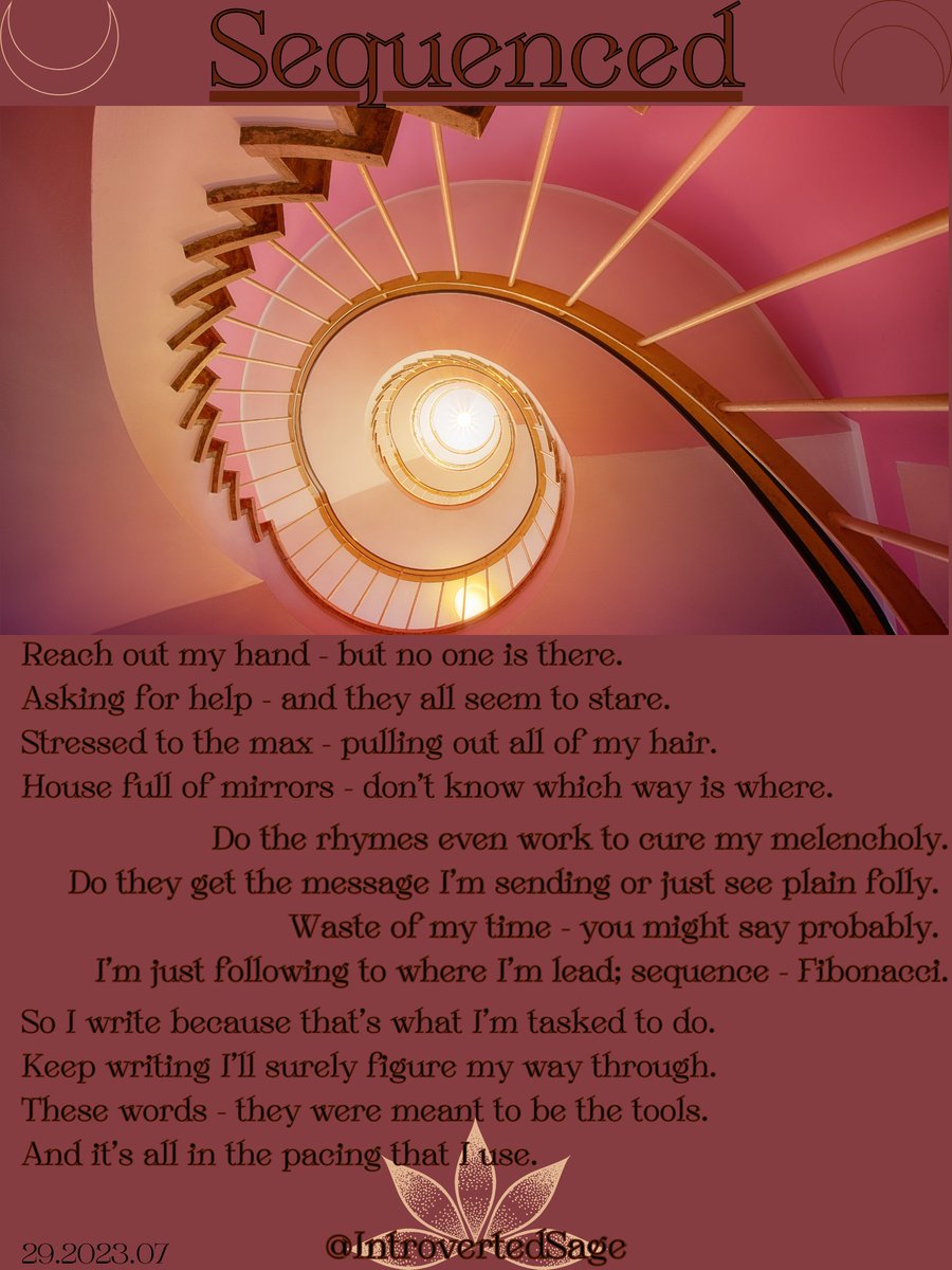 1ntrovertedSage's tweet photo. #Sequenced
#poetry
#FromtheMindofanIntrovert
#poetrymonth
#PoemADay
#Introvert https://t.co/p349hzr6A2