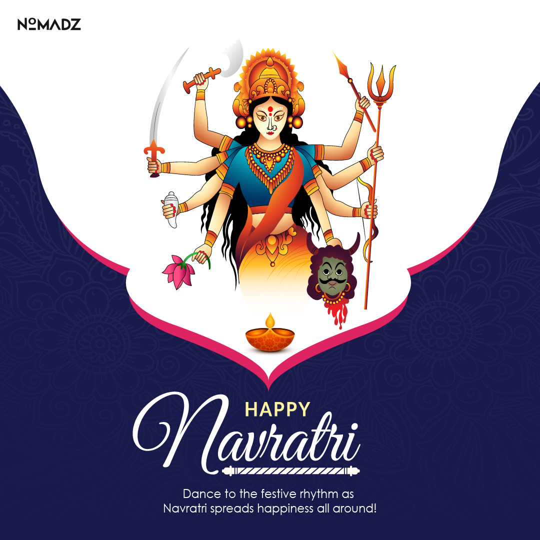 Experience the magic of Navratri as it fills every corner of your home with joy and prosperity.

#navratriblessings #baskinbeauty #appreciateblessings #festivalmoments #gratitude #divinecelebration #spiritualjourney #navratrivibes #nomADZdigital #digitalmarketing #services