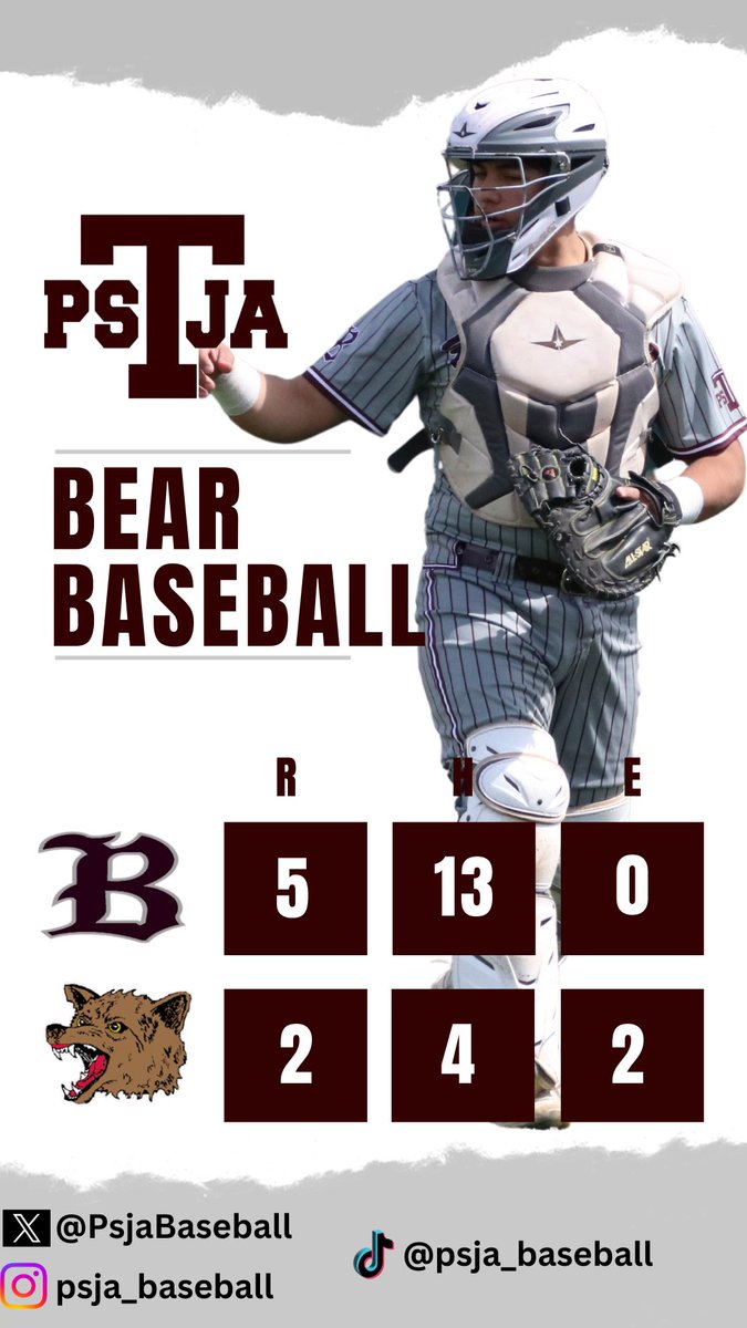 PSJA BEAR BASEBALL tweet media