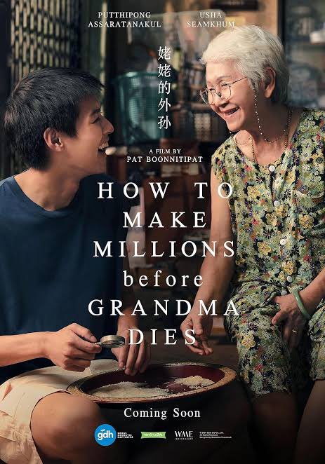 Confirmed by @CBIpictures, HOW TO MAKE MILLIONS BEFORE GRANDMA DIES dijadwalkan akan tayang di bioskop bulai Mei!