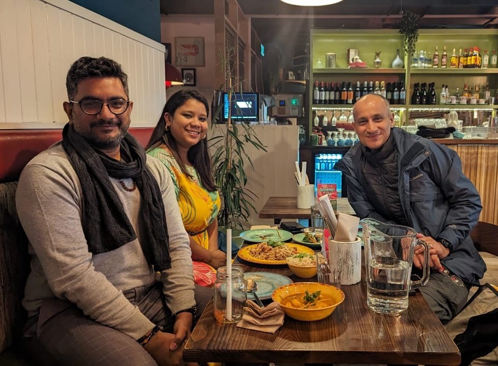 So lovely to spend time with and learn from @ArchanaSor24889 and @MadhukarBanuri, my distinguished colleagues as part of the Fellowship @ the #Skollwf last week.