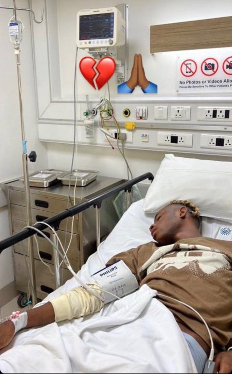 - Singer - Khaid reportedly hospitalized due to internal bleeding.