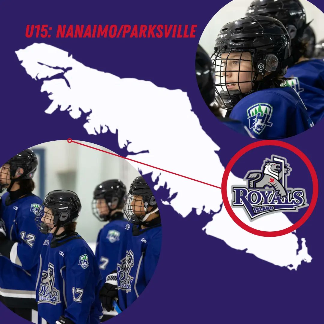 The #RoyalsU15 will remain rooted in the mid-island
area, with Nanaimo and Parksville serving as its primary homes for the 2024-25 season.