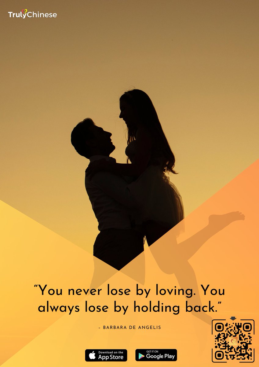 To keep yourself from ever being harmed again, you swore to never fully let someone in and constructed a stronghold around your heart.

Download TrulyChinese now!

#Chinese #heartbreaks #lovequotes #datingapps #DownloadNow #signupnow