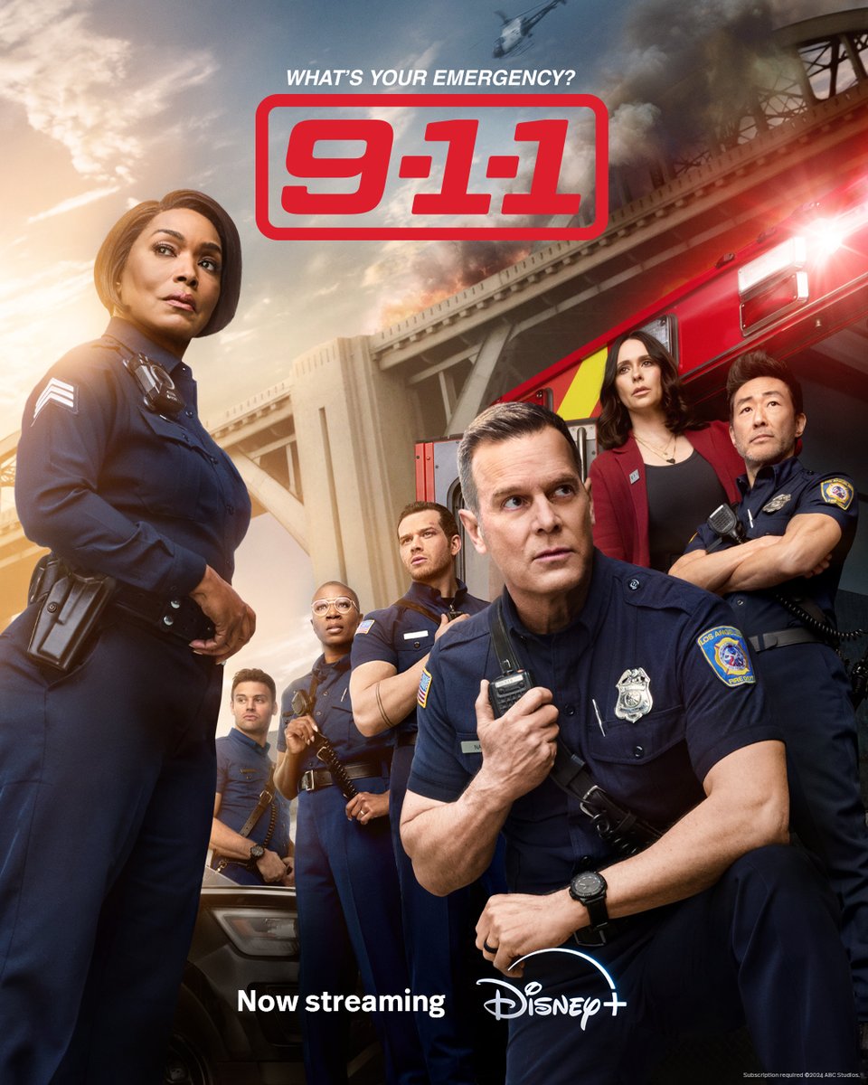 The frontlines have never needed them more. Season 7 of #911 is now streaming on #DisneyPlusSG.