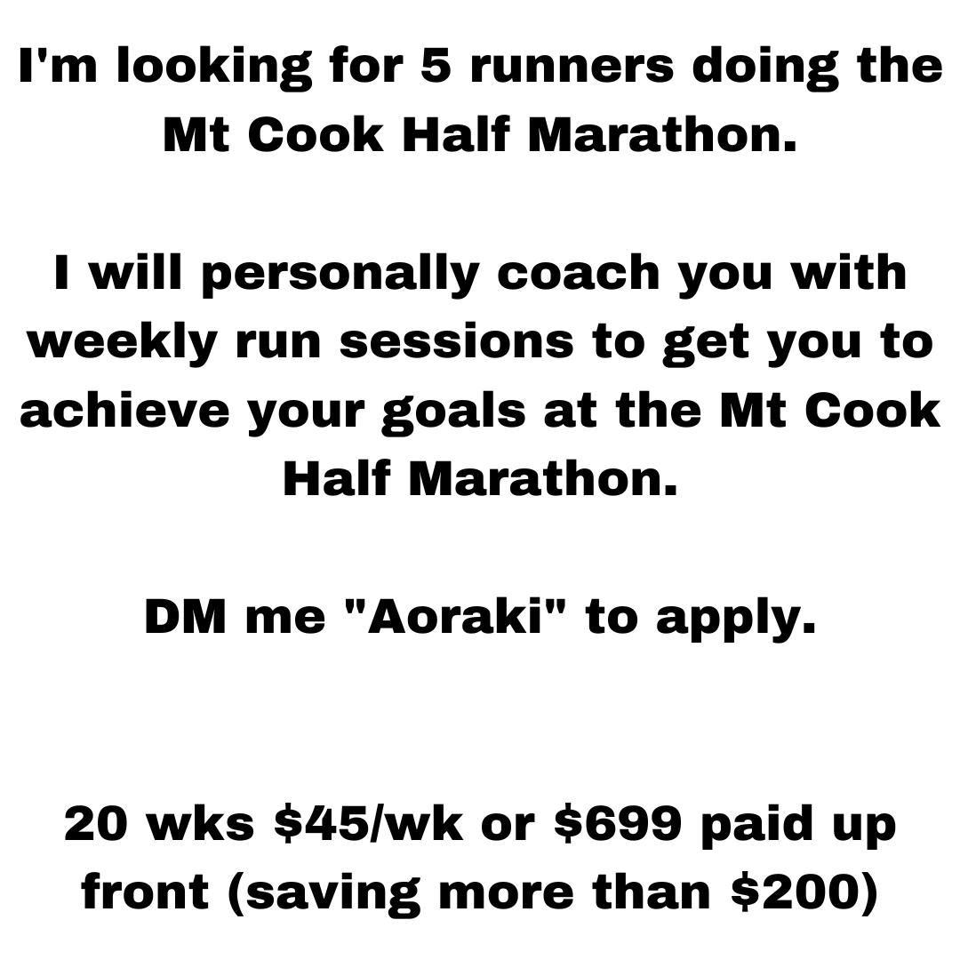 CoachRayNZ's tweet photo. Mt Cook Half Marathon #qwikkiwi https://t.co/susSKzlzAg