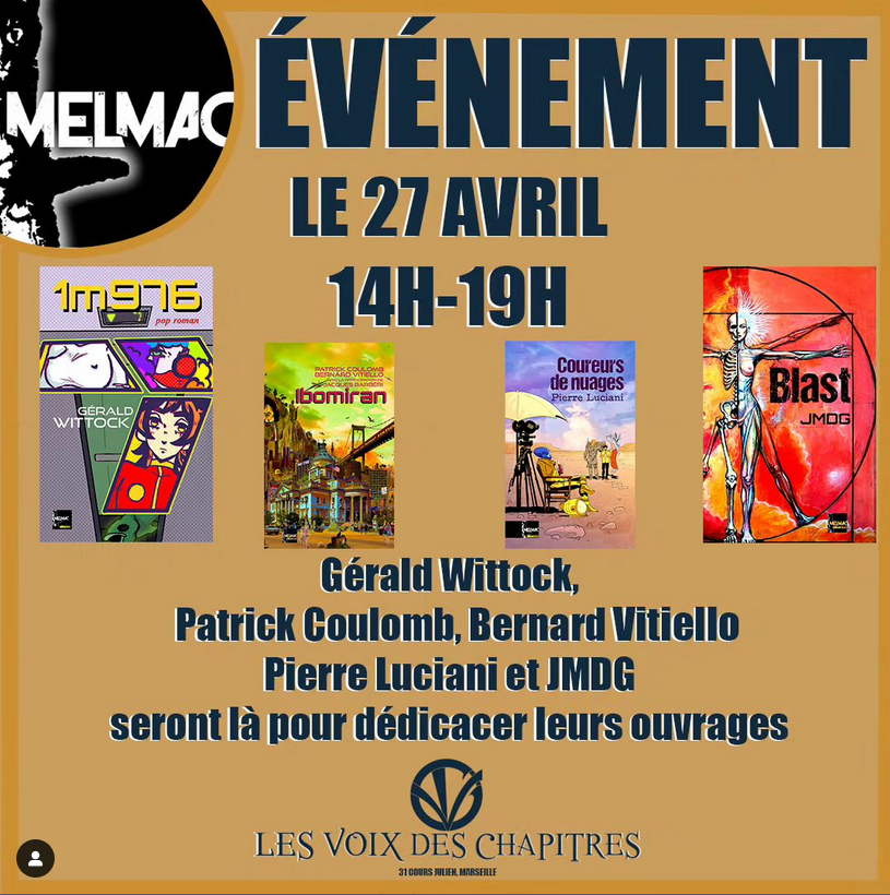themelmaccat's tweet image. #melmac #imaginaire #ailleurs #litteraturesdelimaginaire #geraldwittock #pierreluciani #JMDG #bernardvitiello #patrickcoulomb