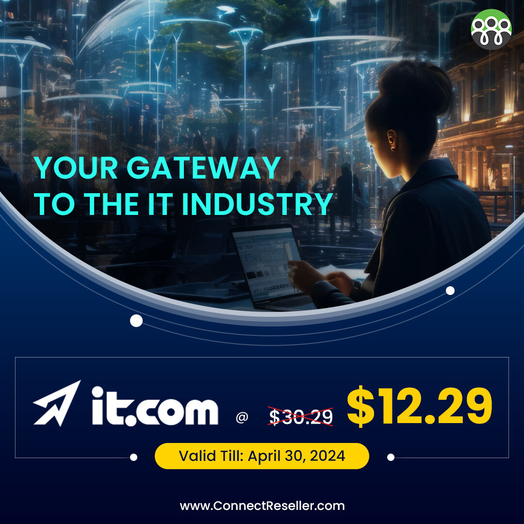 Dive into the heart of the #ITIndustry with .it.com domains!
#Resellers, this is your chance to unlock limitless possibilities for your clients. Grab this #exclusive offer at $12.29 & become the ultimate gateway to digital success!
Get more details at connectreseller.com/domain/it.com/
