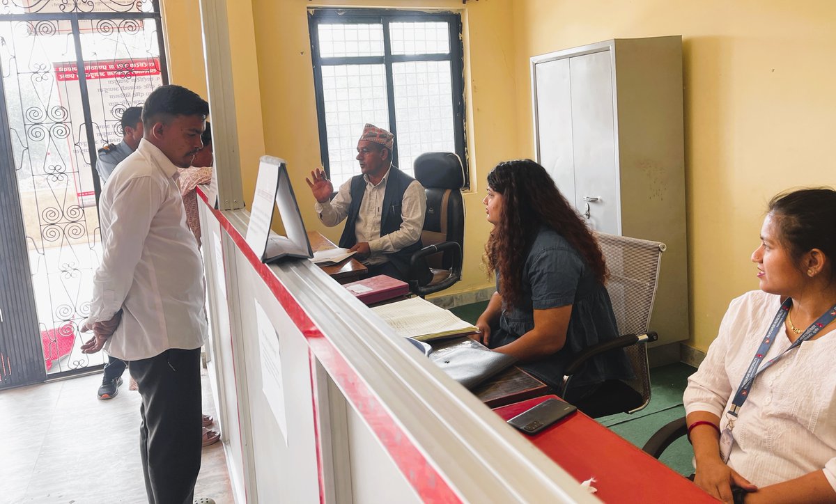 One stop service delivery (OSSD) centres have come into operation in Dullu, Panchapuri & Chaurjahari municipalities in Karnali, providing quick & efficient services. The UNDP project, European Union Support to Inclusive Federalism (EUSIF), assisted the establishment of #OSSD