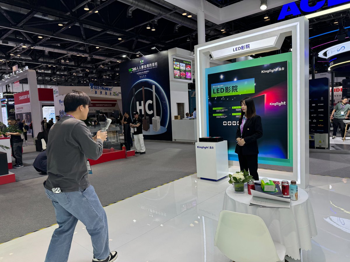 Kinglight08's tweet photo. Kinglight - Day 1 at InfoComm China 2024
Welcome to join us during the expo!
Learn more about us: https://t.co/kfe48pSooW
#Kinglight #InfoCommChina #LED https://t.co/NtlTUJYQF9