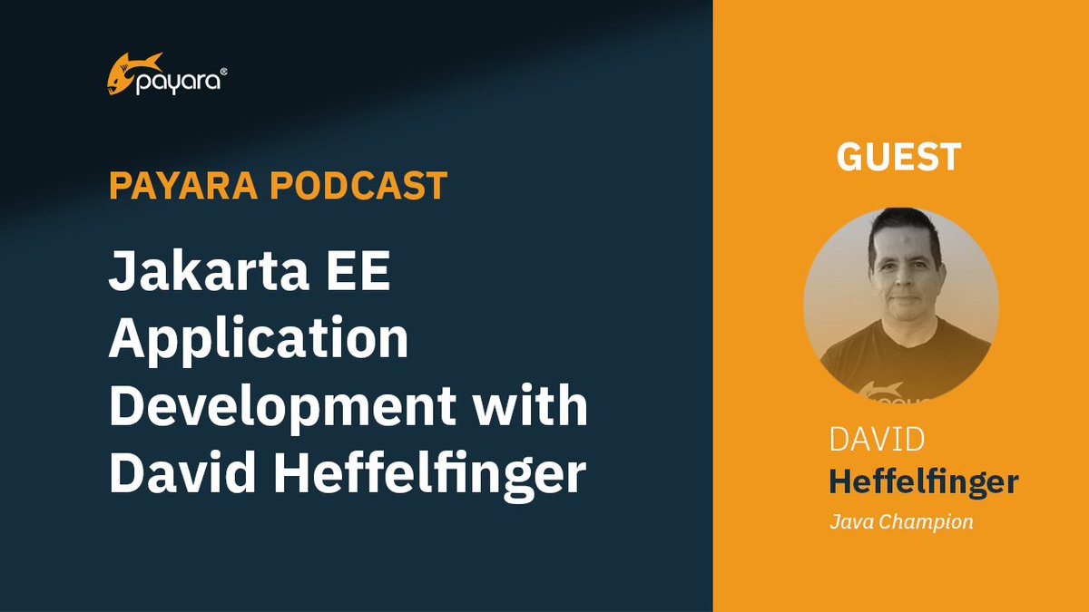 Payara (@payara_fish) on Twitter photo Read what you can find in our latest podcast episode featuring David Heffelfinger <a href="/ensode/">David R. Heffelfinger</a>. Learn about his new book, 'Jakarta EE Application Development' and gain valuable insights into the world of #Java and #JakartaEE app development: tinyurl.com/mpdr4s34 Read what you can find in our latest podcast episode featuring David Heffelfinger <a href="/ensode/">David R. Heffelfinger</a>. Learn about his new book, 'Jakarta EE Application Development' and gain valuable insights into the world of #Java and #JakartaEE app development: tinyurl.com/mpdr4s34