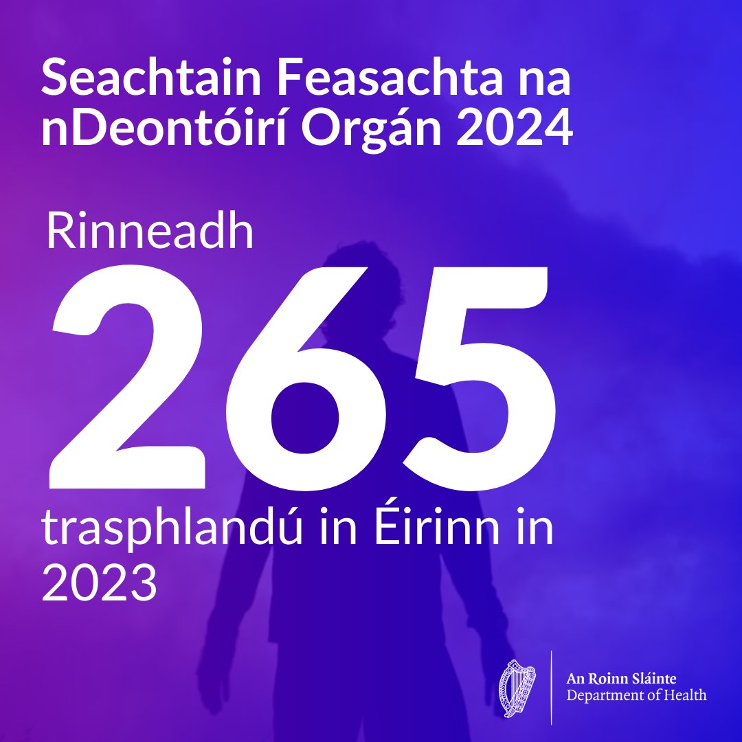 Seasann gach trasphlandú do shaol feabhsaithe. Le linn Sheachtain Feasachta na nDeontóirí Orgán Gan Aon Amhras, déan cinnte go bhfuil do neasghaolta ar an eolas faoi do mhianta.