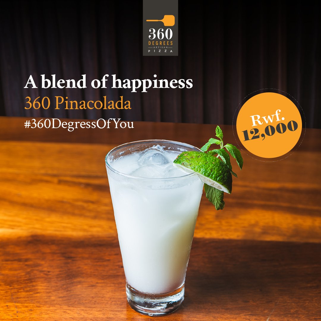 'Get the 360 Pinacolada and feel that holiday mood come over you.
#360DegreesOfYou'