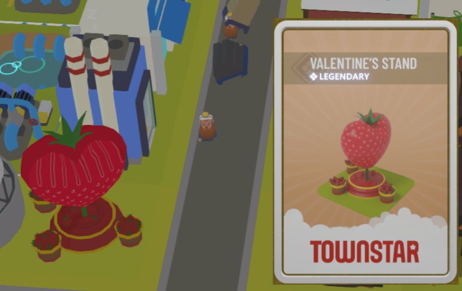 My favorite #CGW #NFT this week is a Valentine's Stand AKA Strawberry Stand. It's not just beautiful art it also provides 5 passive strawberries. Big help this week ! @CommonGroundWLD