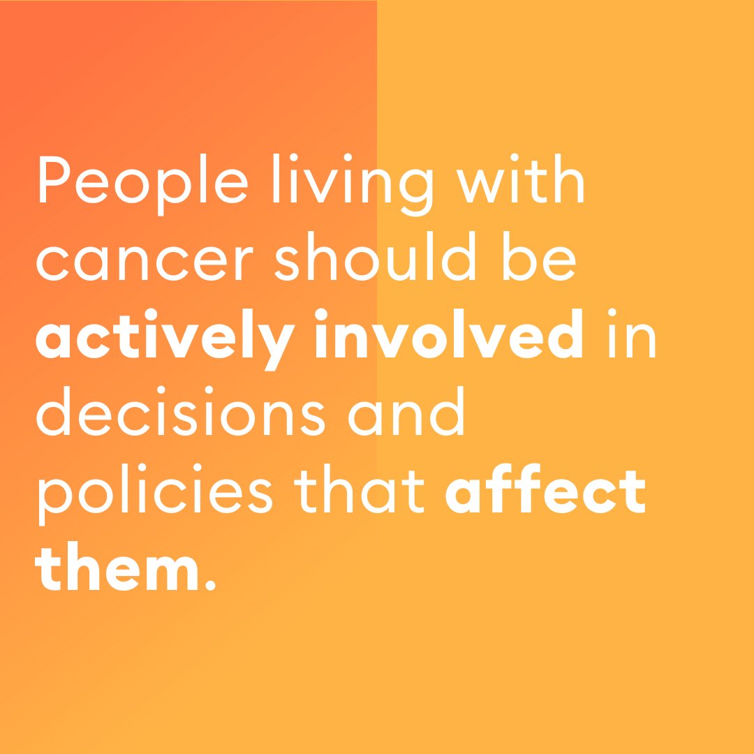 The firsthand experiences of individuals living with cancer provide invaluable perspectives for crafting policies that can support and improve their lives and those of other cancer patients.