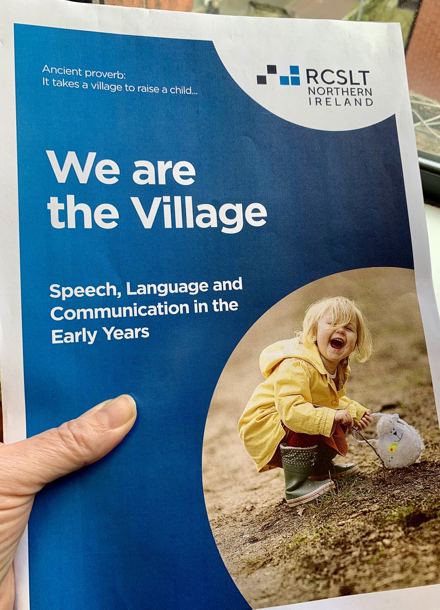 Morning 👋🏻 it’s a big day for us today as we launch our report into Early Years speech and language in Northern Ireland. You can read the top news and findings here: rcslt.org/?p=49455