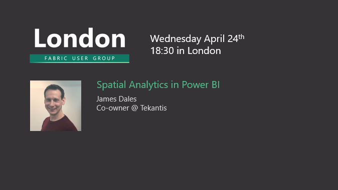 London FABUG (@fabug_london) on Twitter photo Our next meetup is next week, Wednesday April 24th, with <a href="/jamesdales/">James Dales</a> showing us the latest with #AzureMaps, #IconMap and new things to come to #maps and #SpatialAnalytics in #PowerBI. Register here: meetup.com/london-fabug/e… Our next meetup is next week, Wednesday April 24th, with <a href="/jamesdales/">James Dales</a> showing us the latest with #AzureMaps, #IconMap and new things to come to #maps and #SpatialAnalytics in #PowerBI. Register here: meetup.com/london-fabug/e…