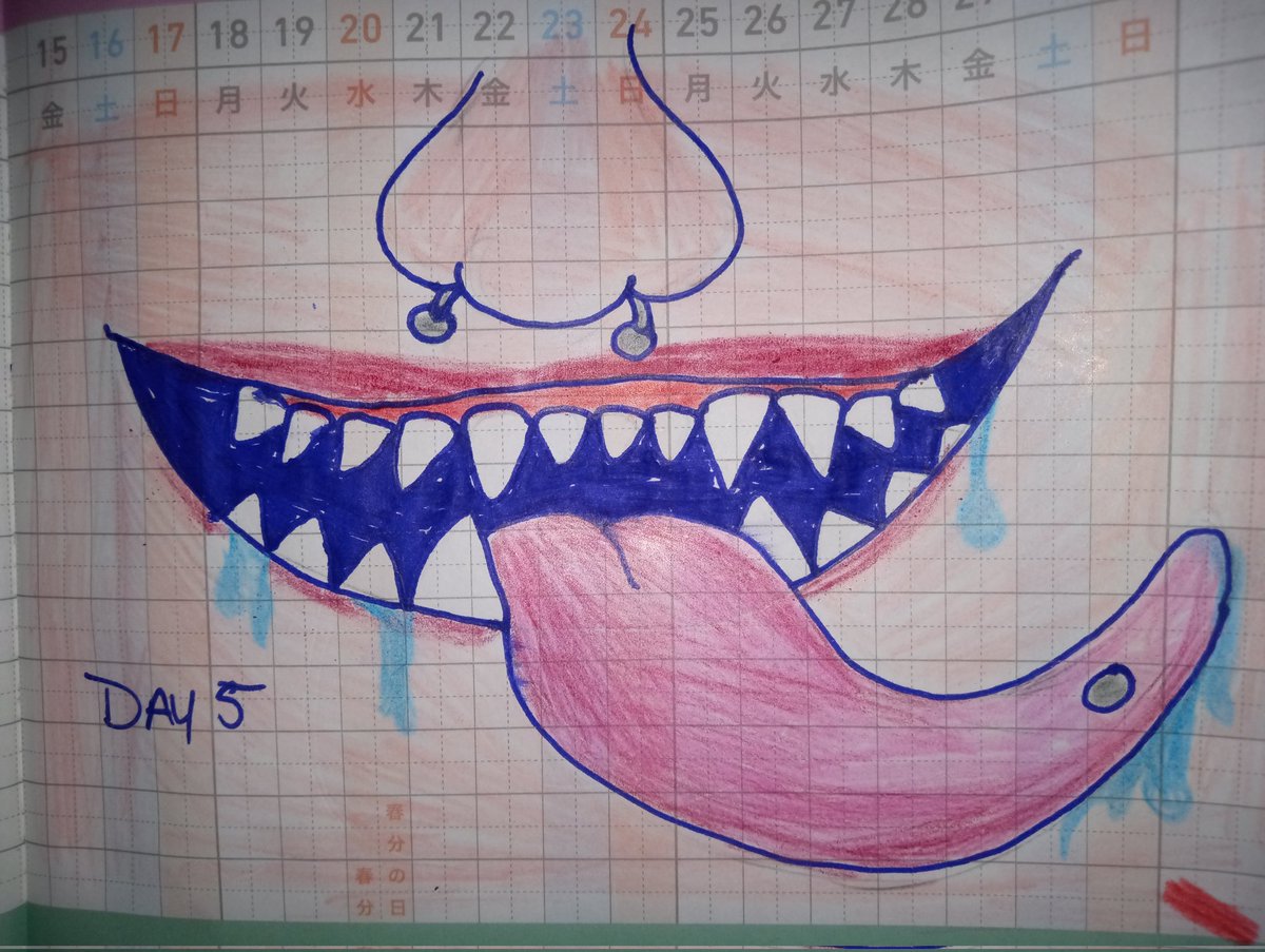 Day 5 back on mouths. 👄