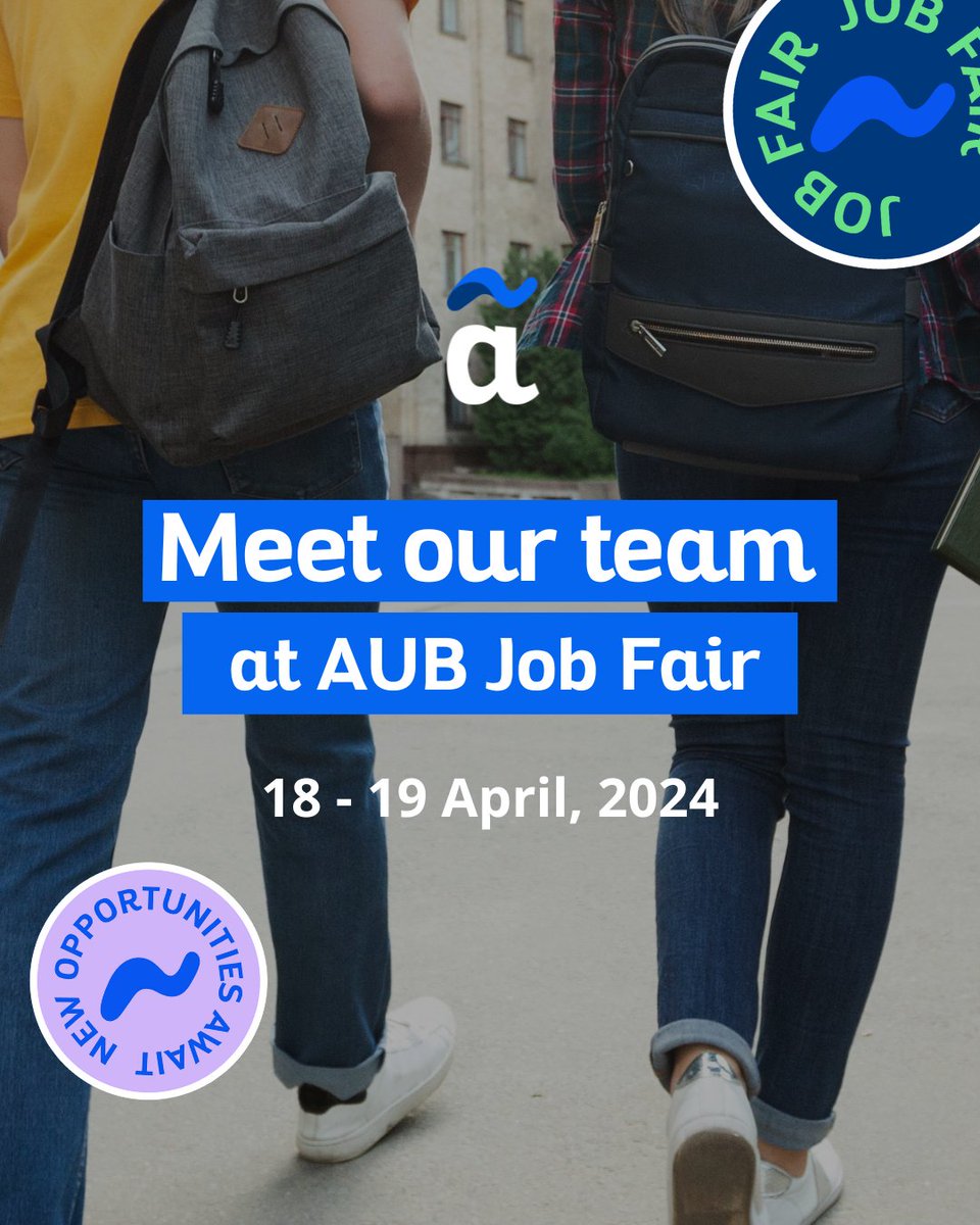 We will be present at the AUB Career Fair 2024. Make sure to visit our booth and don’t forget to share your #resume for potential #jobopportunities!