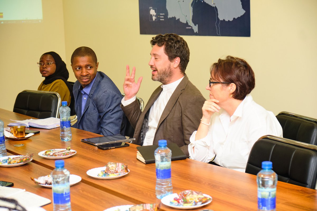 FloryOKANDJU's tweet photo. Exciting day at CCTTFA offices yesterday hosting our partner GIZ @GIZAfricanUnion joined by AfDB @AfDB_Group, EU delegation @EUinTZ , and TPSF @tpsftz for exploring Transport Infrastructure developments along the Central Corridor. CCTTFA is eager for deeper partnerships ahead! https://t.co/ZTexc2FLol