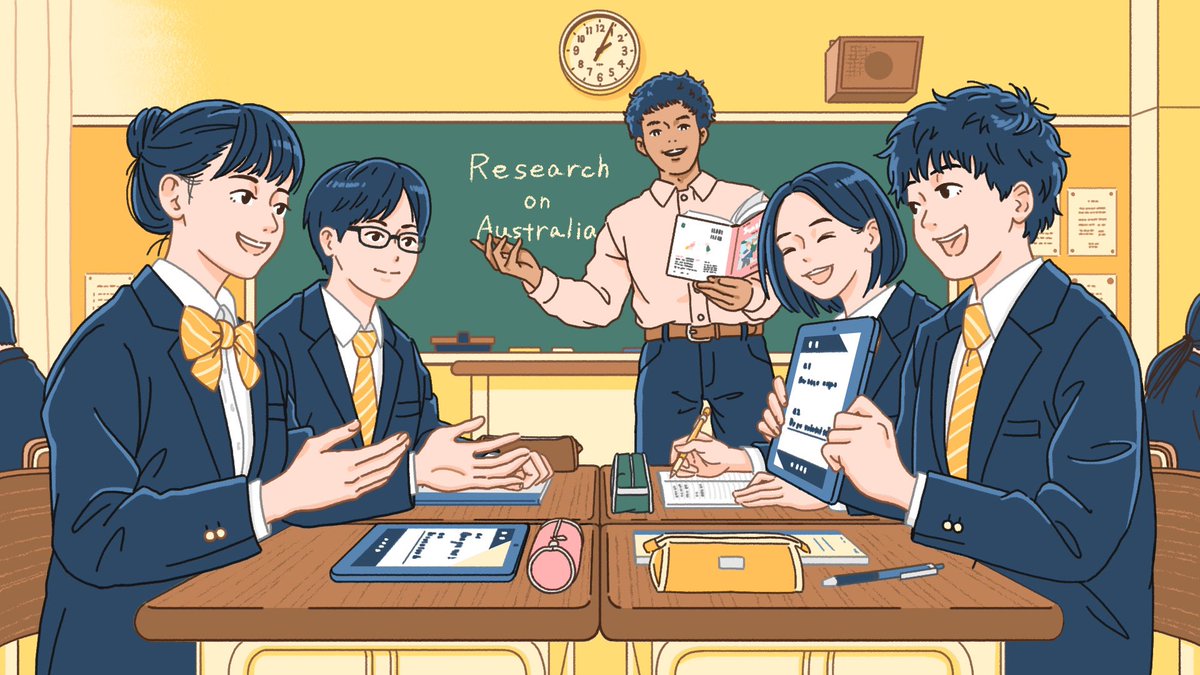 \ お仕事 /
開隆堂出版さまの「令和7年度版中学校の教科書」特設サイトのトップイラストを描かせて頂きました!
特設サイトではイラストが動いておりますので、是非ご覧になってください💁♂️
https://t.co/sv8ilKc2cs