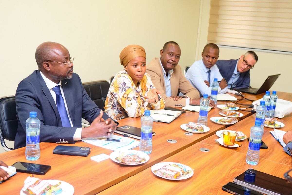 FloryOKANDJU's tweet photo. Exciting day at CCTTFA offices yesterday hosting our partner GIZ @GIZAfricanUnion joined by AfDB @AfDB_Group, EU delegation @EUinTZ , and TPSF @tpsftz for exploring Transport Infrastructure developments along the Central Corridor. CCTTFA is eager for deeper partnerships ahead! https://t.co/ZTexc2FLol