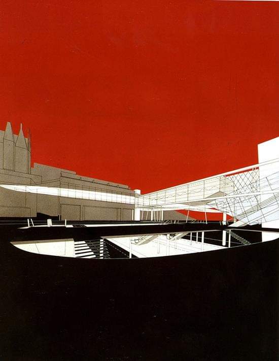 Bernard Tschumi. Architectural Design 64 March 1994: XVI #architecture #arquitectura #drawing #BernardTschumi #Tschumi