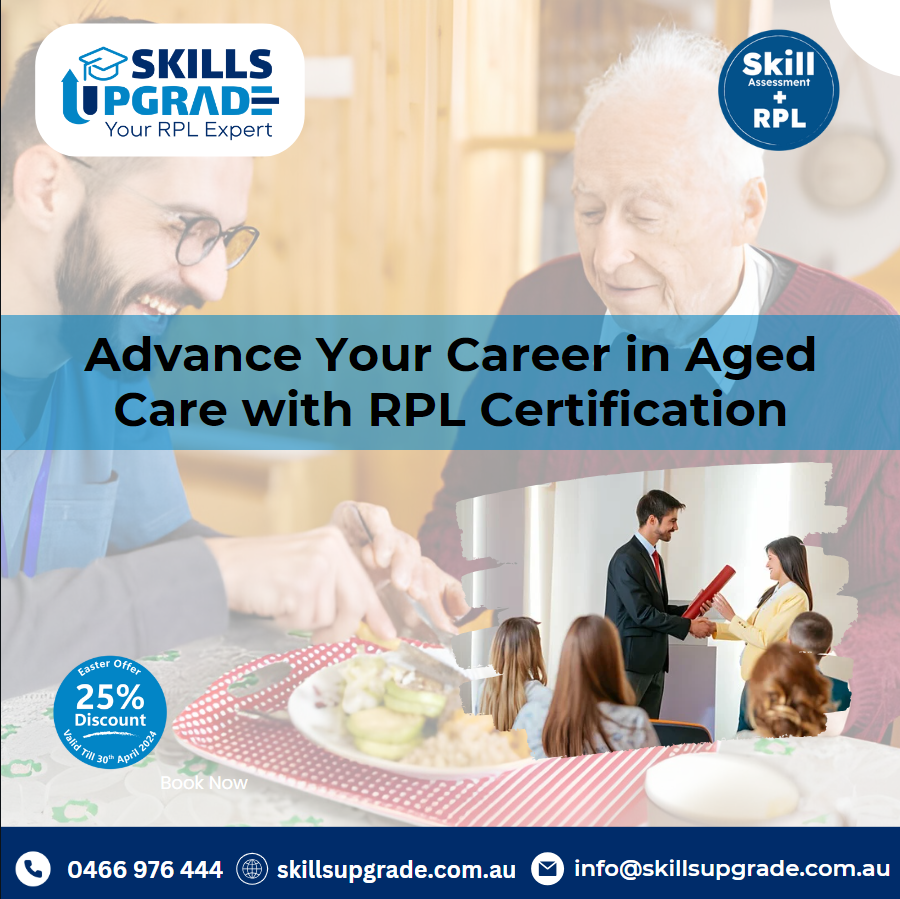 Advance Your Career in Aged Care with RPL Certification Are you passionate about making a difference in the lives of the elderly? Elevate your career in Aged Care with RPL Certification from Skills Upgrade! skillsupgrade.com.au/aged-care-cour… #AgedCare #RPLCertification #SkillsUpgrade #RPL