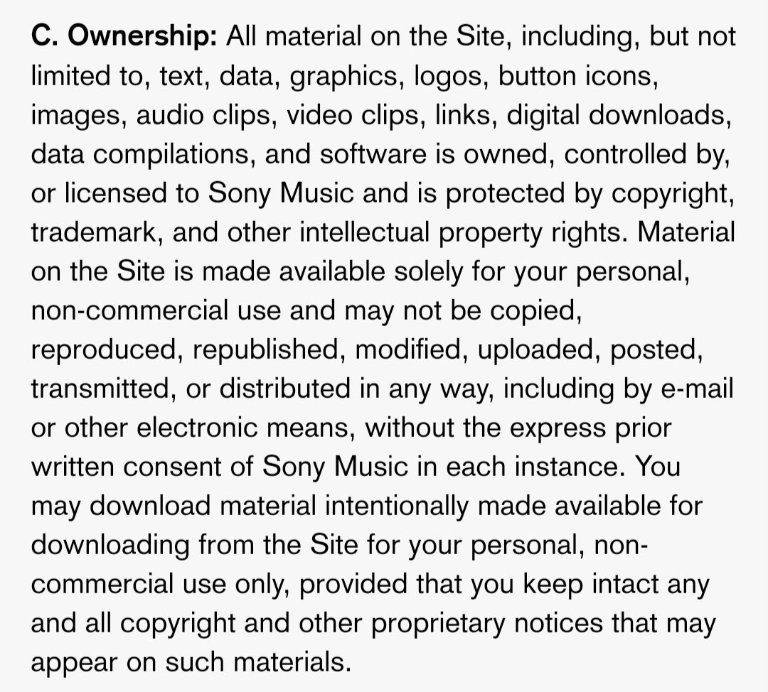 '2234 copyright strikes again'

no bud. it's SONY MUSIC ENTERTAINMENT DMCA

More info ⬇