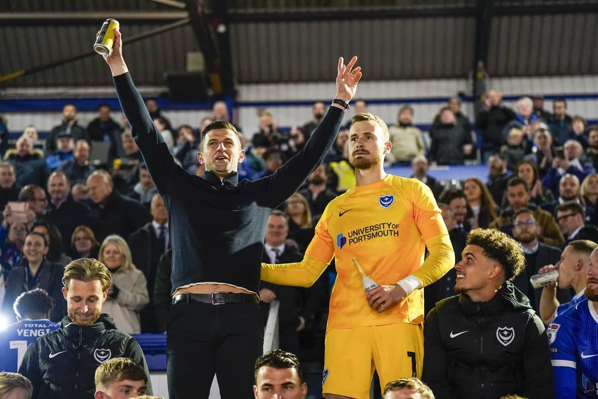 Pompey boss' emotional message to Fratton faithful after best day of footballing life portsmouth.co.uk/sport/football…