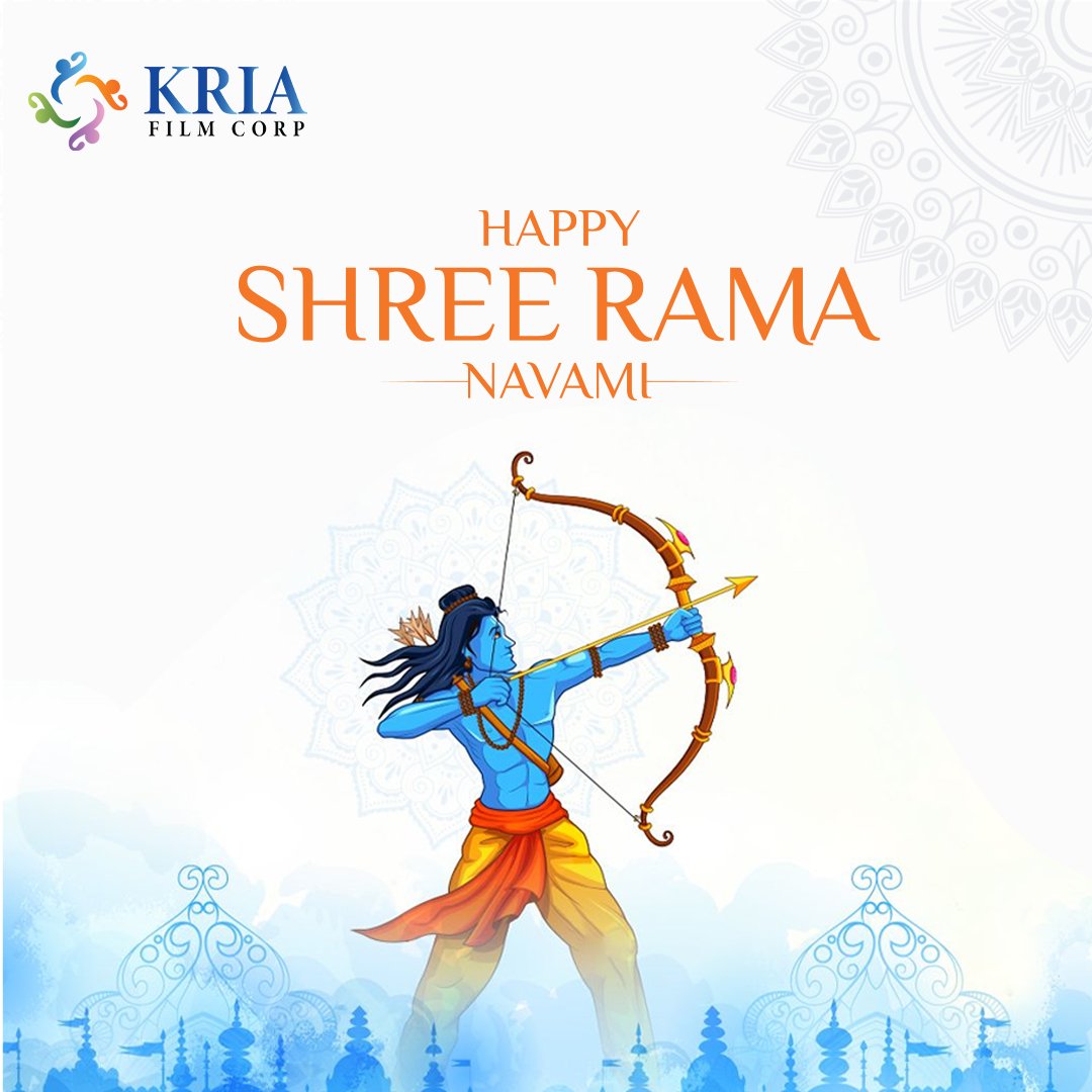 Wishing you all a blessed Rama Navami! 🌟 May Lord Rama's blessings bring you peace and prosperity. #jaisreeram #jaisriram #jaisriram🙏 #jaisreeram🚩🚩🚩 #RamaNavami #navami #rama #sitaram #sita #kriafilmcorp #kria