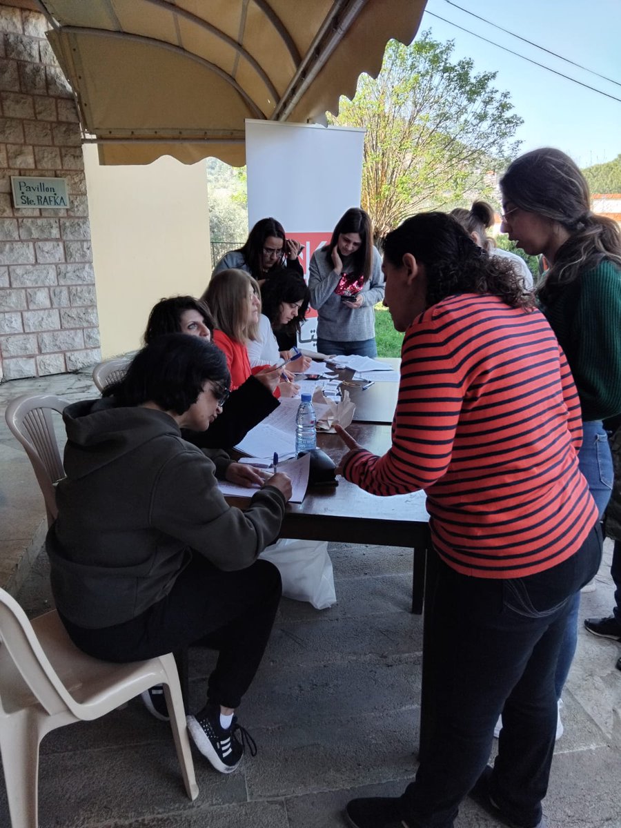 408 persons underwent medical examination during the campaign organized at the Carmelieh School Qobayat. It included medical consultations for women, patients with endocrine disorders and diabetes, and people with special needs, and distribution of medications and health supplies