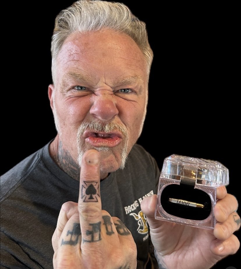 James and his new tattoo dedicated to Lemmy ♠️♠️♠️  We love it!! #metallica #jameshetfield #Lemmy #motorhead #tattooart #tattoodesign #coreymillertattoo