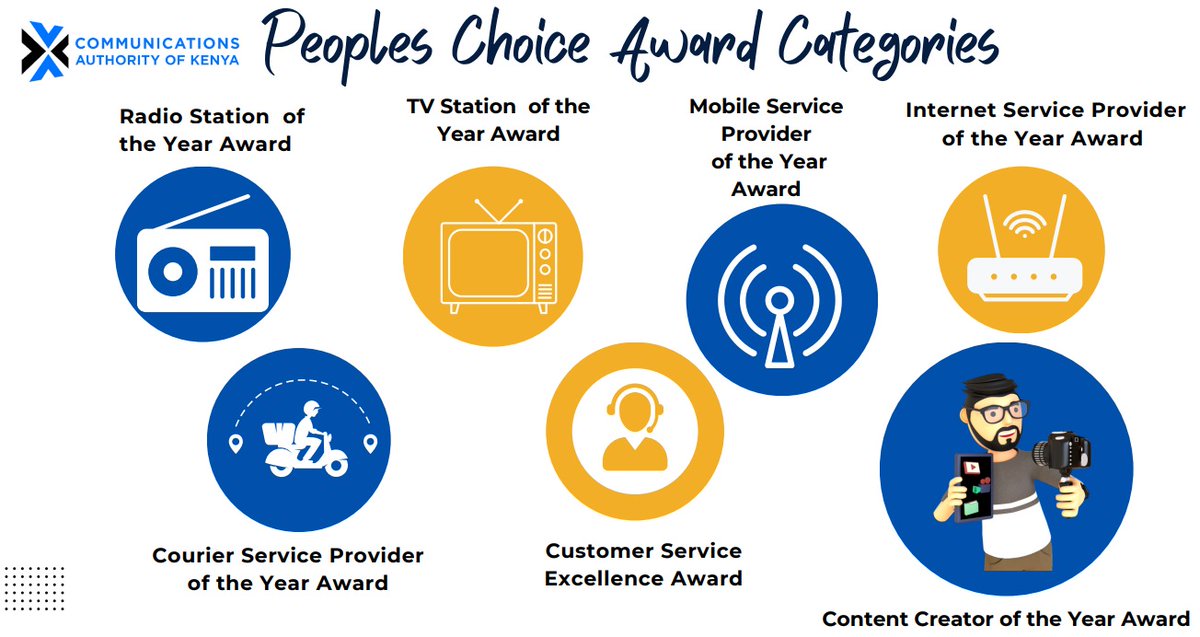 The Kuza ICT Awards spotlight 'Innovation for a Sustainable Digital Future,' aiming to celebrate inclusive excellence, amplify impact, and inspire innovation in the ICT landscape. Here are the categories for Kuza ICT Awards 2024 #KuzaICTAwardsLaunch @CA_Kenya