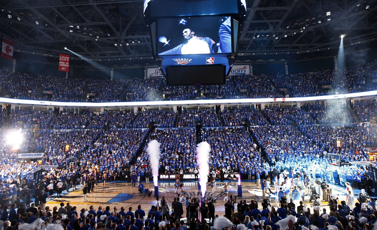 🗣️ OKC, OKC, OKC! April 22, 2010: First home Playoff game in Thunder history