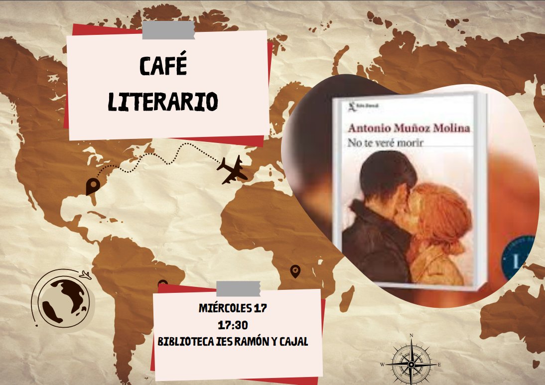 Hoy disfrutaremos de nuestro café literario primaveral con No te veré morir, de Antonio Muños Molina.