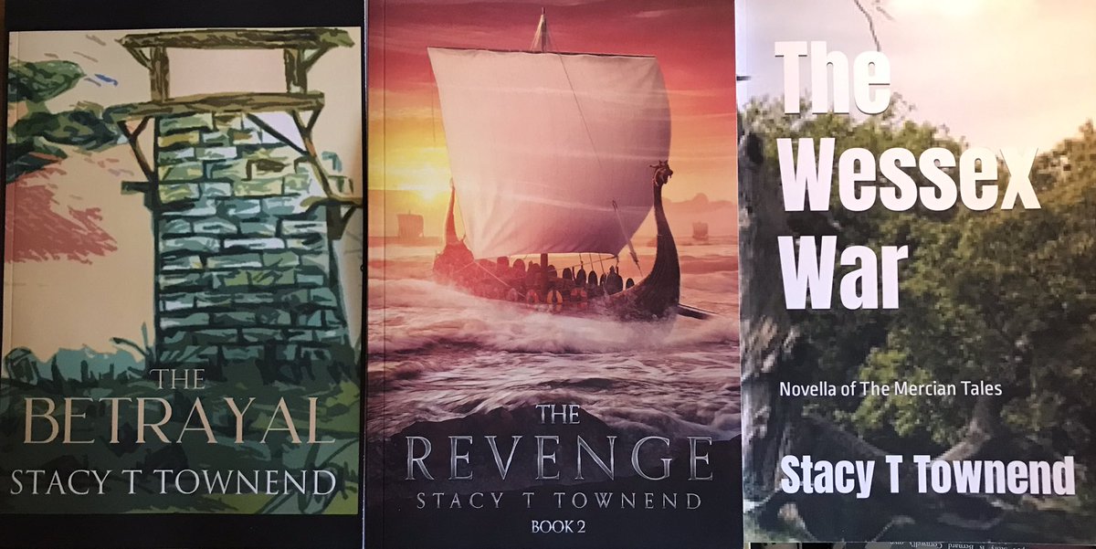 The Betrayal Nov 22, The Revenge Oct 23, The Wessex War March 24 Wow what a journey. Historical fiction. Mercia. Viking raiders. Invading Welsh, disloyal warriors Betrayal, Revenge & War. All available via Amazon watch out for Book 4 “Justice” in 2025