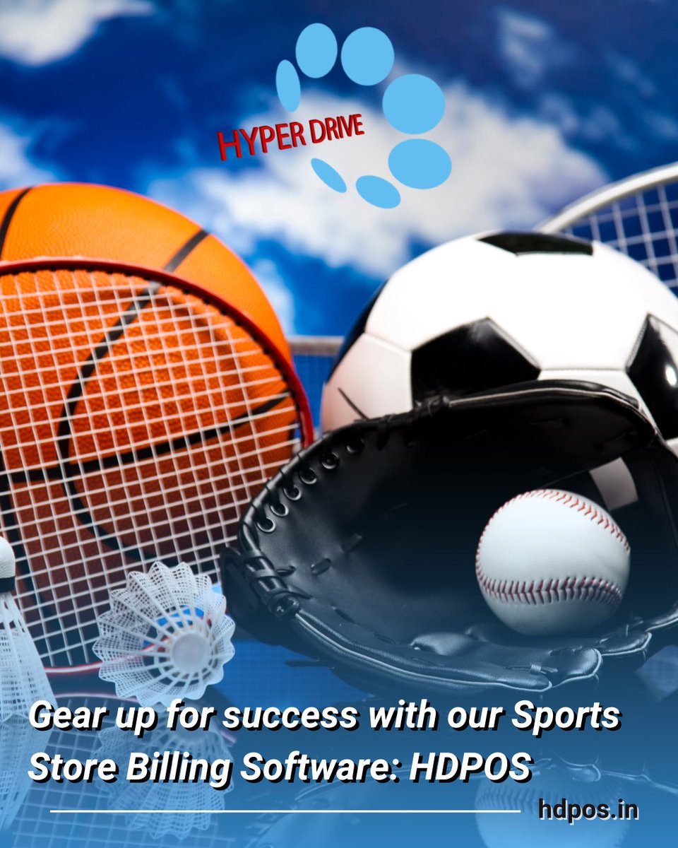 Keep your game sharp with our streamlined billing software for sports retailers with HDPOS

#BillingSolutions #InvoiceAutomation #DigitalInvoicing #TechForBusiness #BillingTech #PaperlessBilling #InvoiceManagement #PaymentGateway #AutomatedBilling #CloudBilling #SmartInvoicing