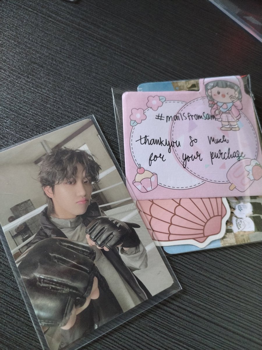 ahgoteume's tweet photo. hao is finally home! thank you so much po @fallingforkazu 🫶🏼 

#mailsfromsam https://t.co/iawlaxDpDB