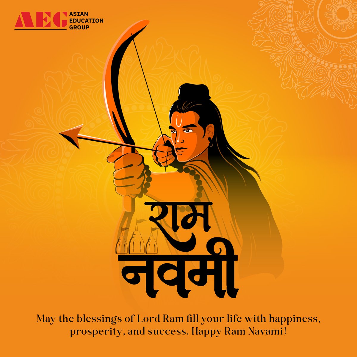 aegnoida's tweet photo. Let the light of Lord Rama’s teachings illuminate our hearts and minds on this blessed Ram Navami!  #AsianEducationGroup extends warm wishes to all on the auspicious occasion of #RamNavami. Let’s rejoice in the teachings of Lord Rama and the values he represents. #HappyRamNavmi! https://t.co/RuBpedKjC4
