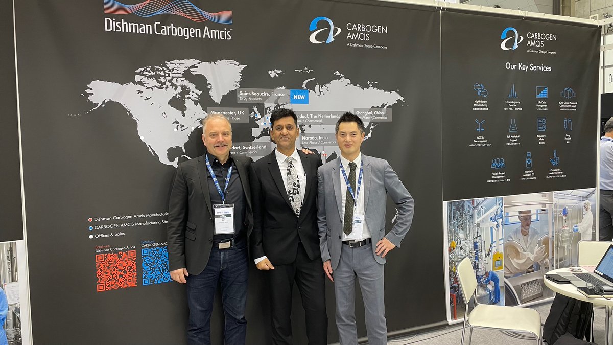 We're thrilled to be at Day 1 of CPHI Japan at Tokyo Big Sight. Come to Booth 6X-30 and explore our range of efficacious products, meticulous drug development services, and expertise in #CRAMS. Let's connect and talk about how we can help you succeed!
#CPHIJapan #drugdevelopment