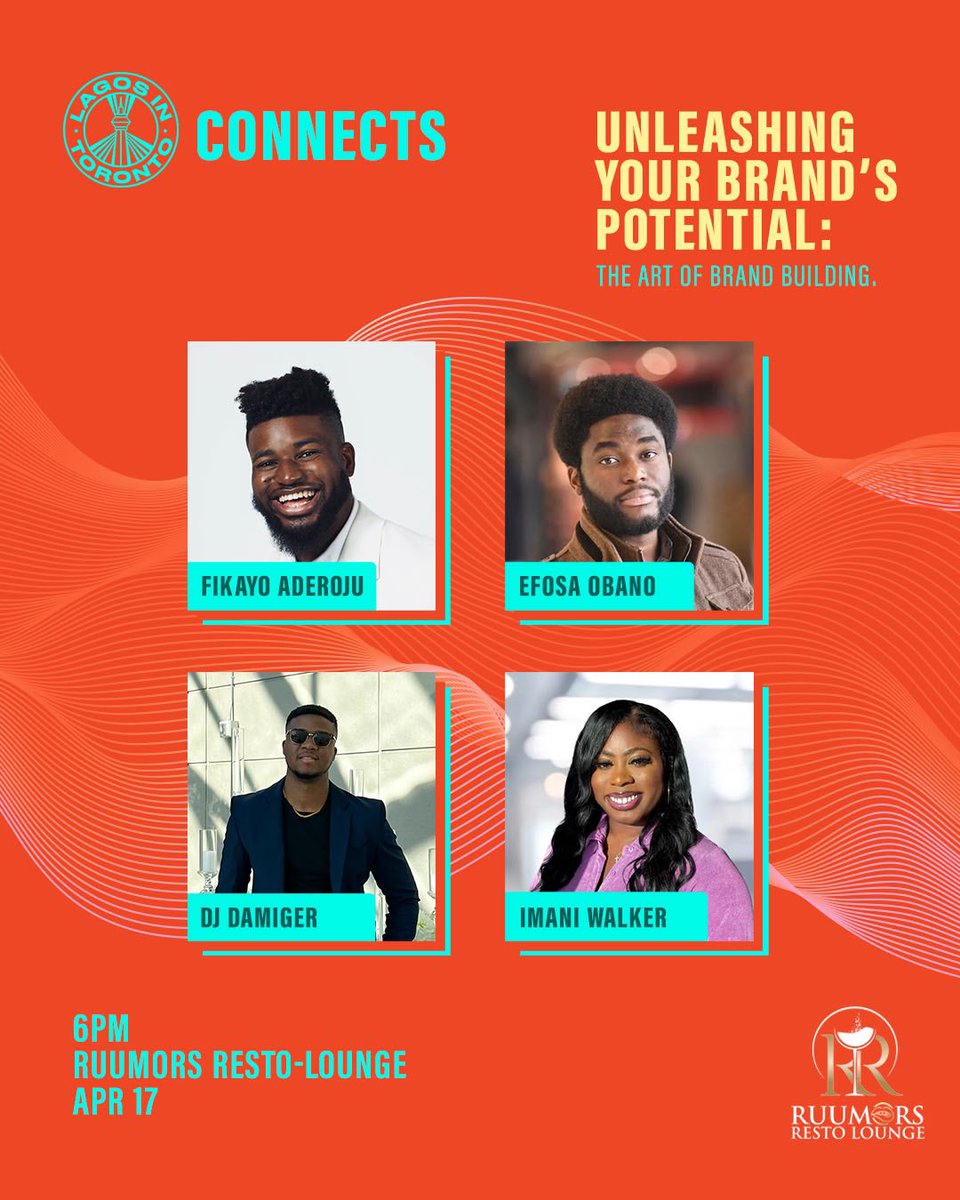 Lagosinto's tweet photo. Join us this Today, April 17th for our Connects Series: The Art of Brand Building! 🚀 Featuring entrepreneurs and creatives sharing their tips for building a brand and online community. Don't miss out – Register now via link in bio! #connects #brandbuilding #networking https://t.co/zx04WWlW94