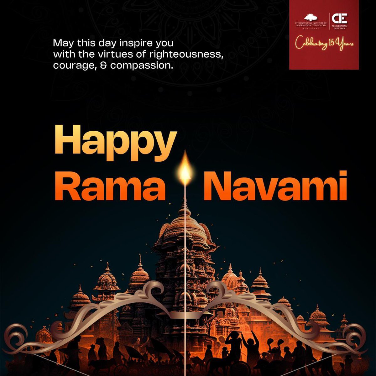 cieatiiithyd's tweet photo. Warm wishes to everyone on the auspicious occasion of Rama Navami from all of us at CIE.
.
.
#CIE #IIIThyd #RamNavami https://t.co/LbuFVCrJTG