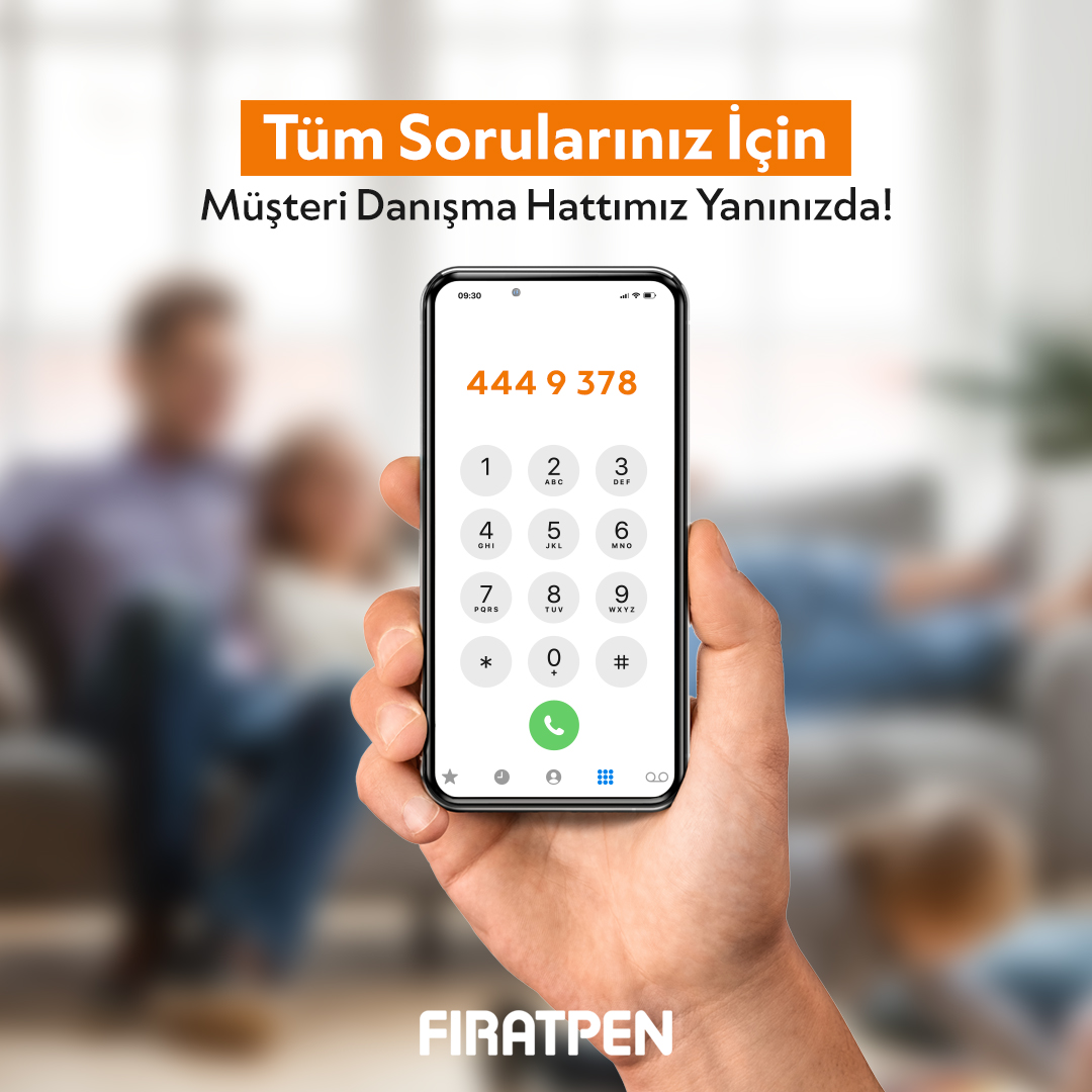 FiratpenTR's tweet photo. Ürünlerimiz, hizmetlerimiz ve Fıratpen ile ilgili merak ettiğiniz tüm konular için 444 9 378'i tuşlayarak Müşteri Danışma Hattımızı arayabilirsiniz! ☎️

#Fıratpen #SeninPenceren #PVCPencere https://t.co/6ui23uRrPC