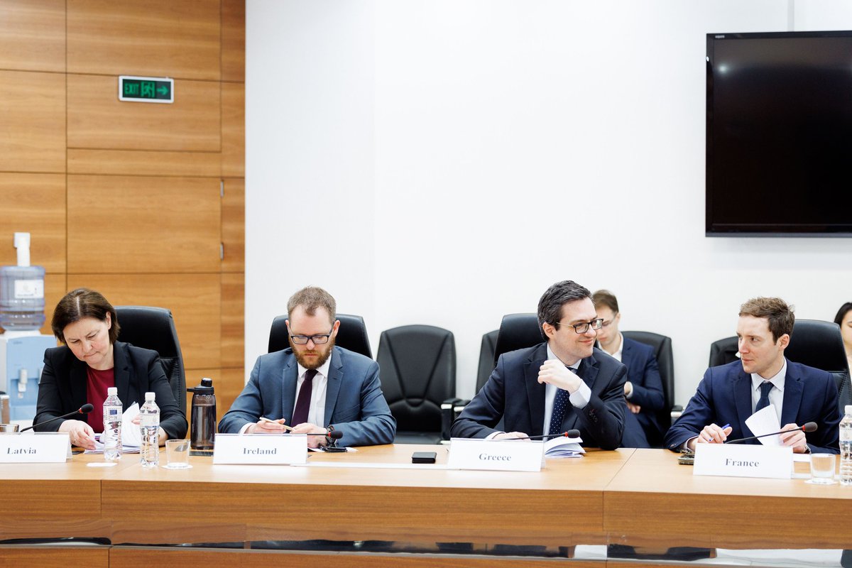 MoldovaMFA's tweet photo. State Secretary Vladimir Cuc talked with the representatives of the working group of #COEST, who are undertaking a documentary visit in 🇲🇩. 

The 🇲🇩-🇪🇺 political dialogue was discussed in detail. https://t.co/omBXEWkWgD