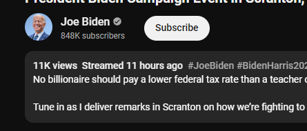 how the president of the united states only got 11k in 11 hours this is wild!! #joebudden #birdman