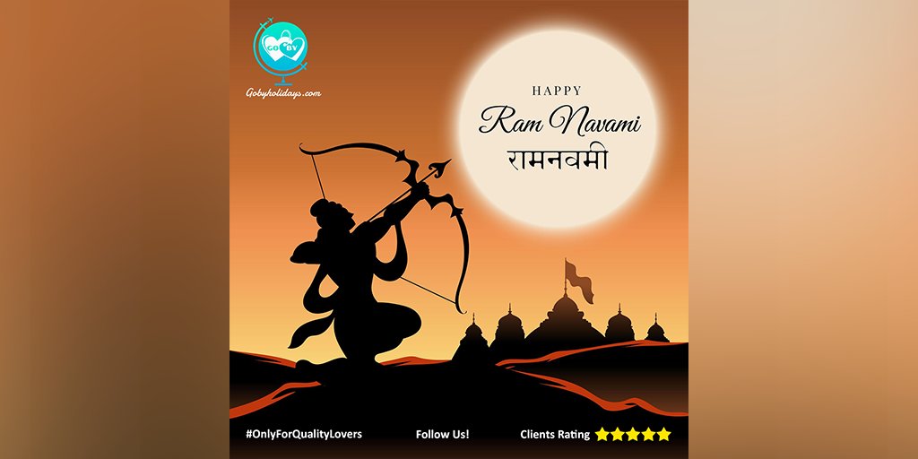 We wish you all a Happy Ram Navami 🙏

#GoByHolidays #OnlyForQualityLovers #YourOwnTravelCompany #ramnavami #ram #jaishreeram #rammandir #ramayana #india #lordrama #ramnavmi #hinduism #lordram #hanuman #sitaram #jaishriram #shreeram #hindu #navratri #lordhanuman #shriram #rama
